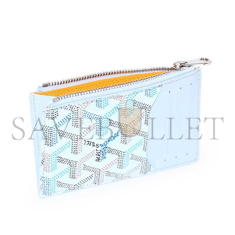 GOYARD BOURBON ZIPPED CARD HOLDER MULTICOLOURED BOURBOPMLTY71CL23P (12.5*8.4*1cm)
